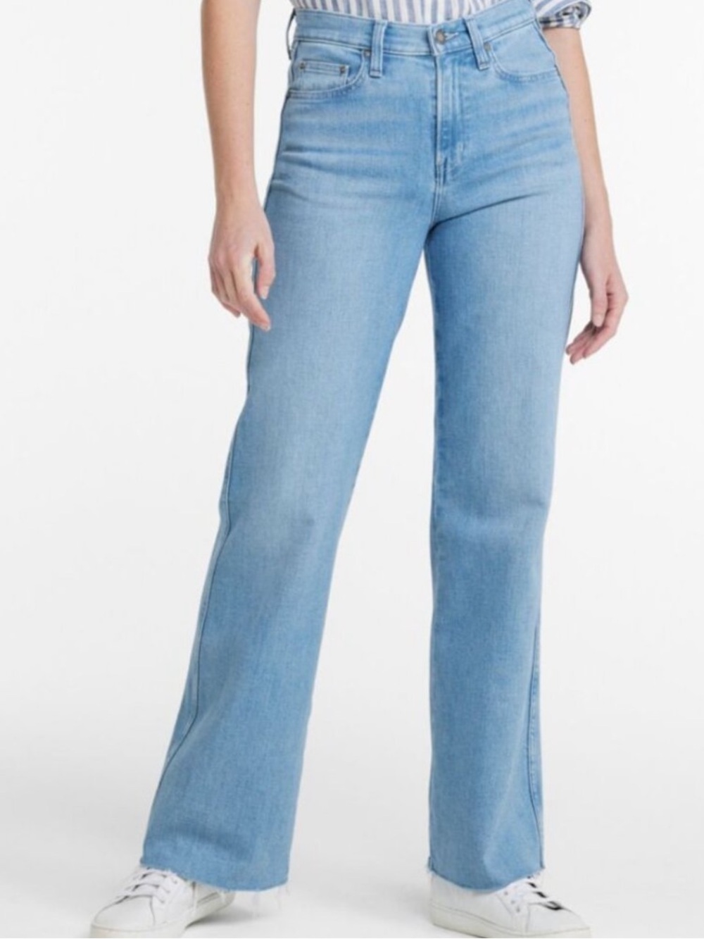 NWOT LL Bean Light Blue High-Rise Straight Leg Women’s Jeans